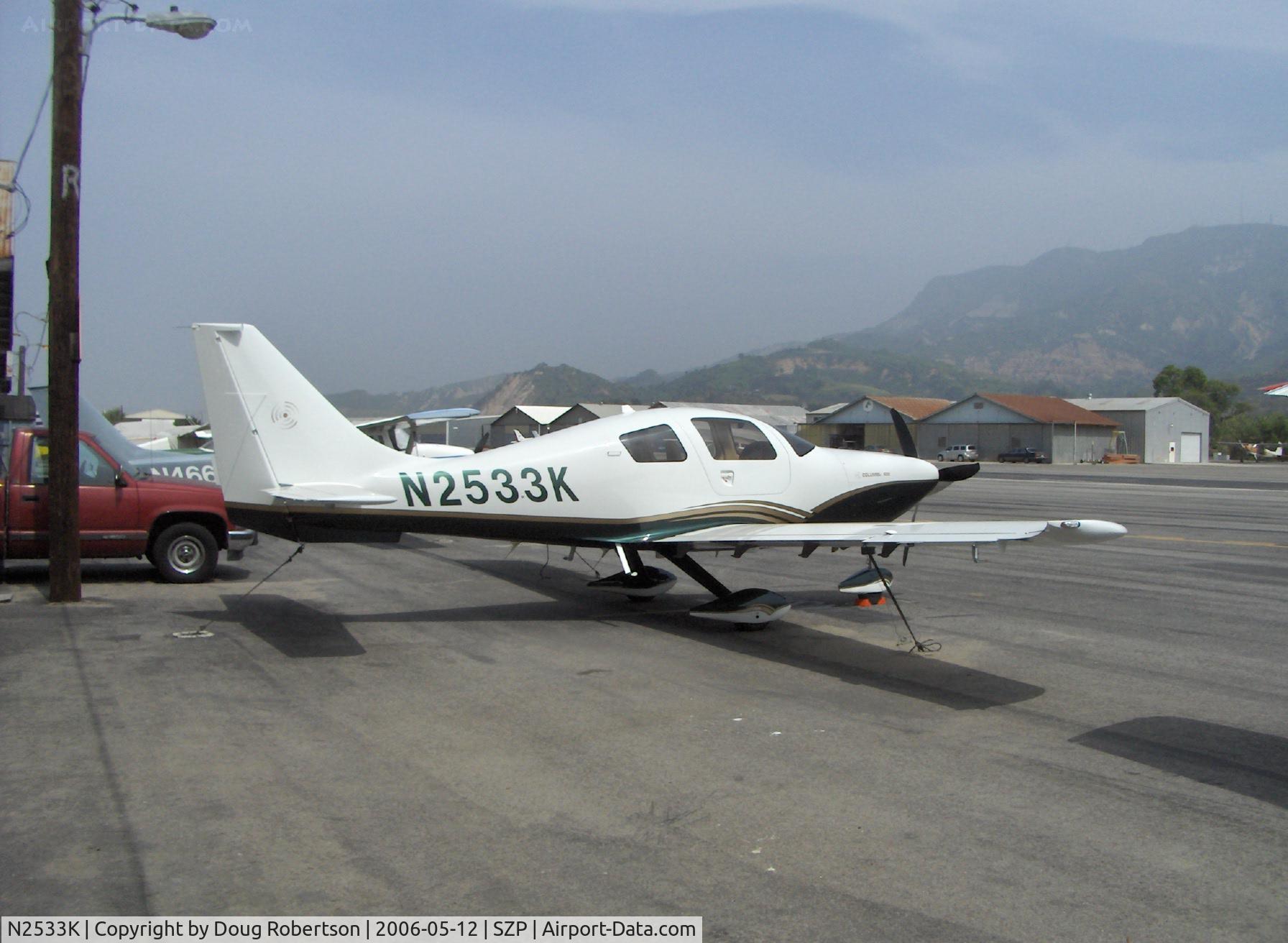 N2533K, 2005 Lancair LC41-550FG C/N 41531, 2006 Lancair LC-41-550FG COLUMBIA 400, twin turbo twin intercooled Continental TSIO-550-G 310 Hp, FADEC, cruise 230 kts @ 18,000'