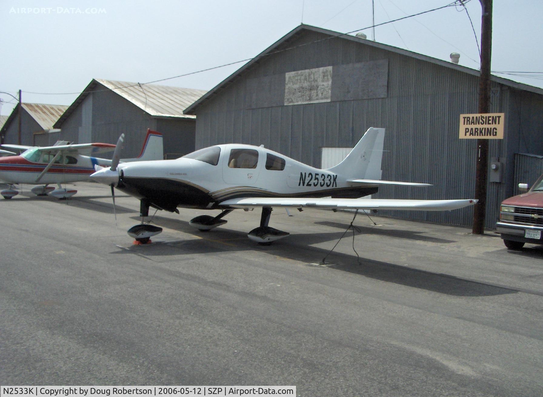 N2533K, 2005 Lancair LC41-550FG C/N 41531, 2006 Lancair LC-41-550-FG COLUMBIA 400, twin turbo twin intercooled Continental TSIO-550-G 310 Hp, FADEC, cruise 230 kts @ 18,000'