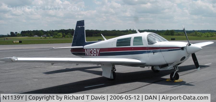 N1139Y, 1981 Mooney M20J 201 C/N 24-1154, 1981 Mooney M20J in Danville Va.