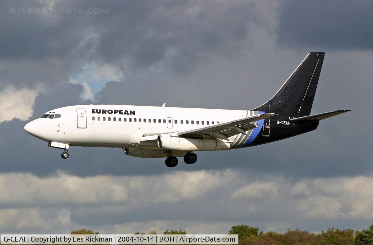 G-CEAI, 1975 Boeing 737-229 C/N 21176, Boeing 737 229
