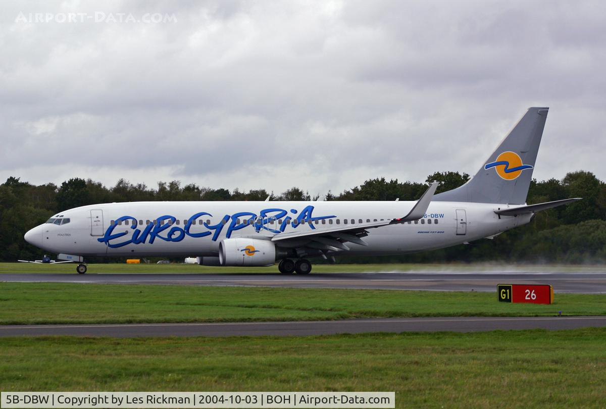 5B-DBW, 2003 Boeing 737-8Q8 C/N 30671, Boeing 737 8Q8