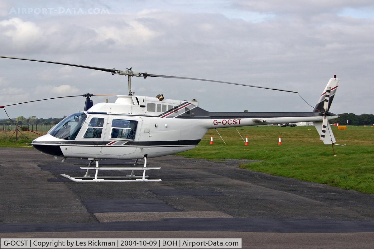 G-OCST, 1986 Agusta AB-206B JetRanger II C/N 8694, AB-206B Jetranger 3