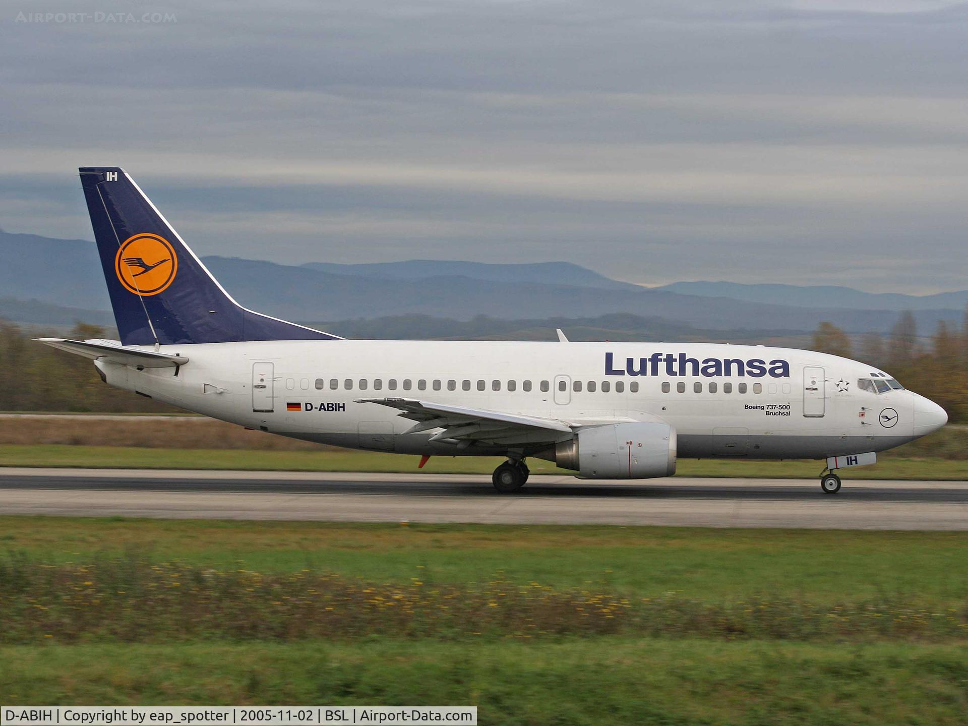 D-ABIH, 1991 Boeing 737-530 C/N 24821, Departing to FRA