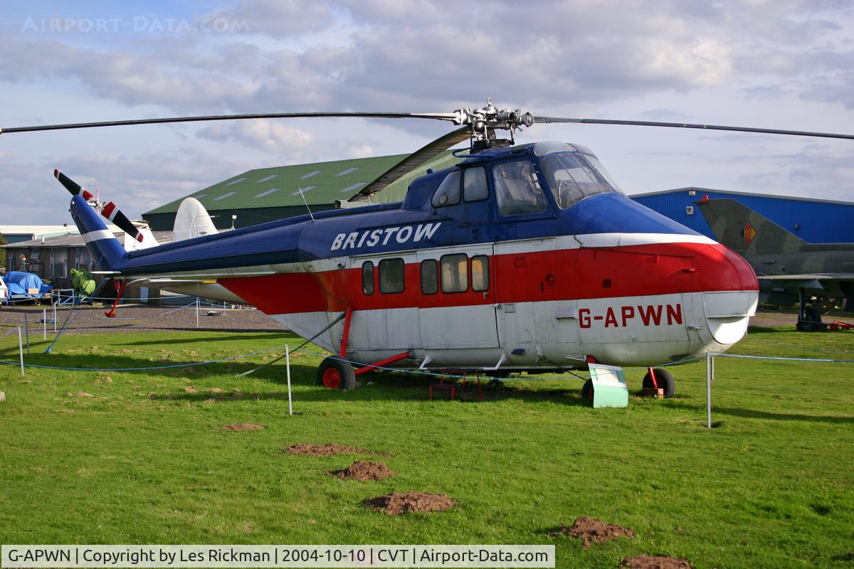 G-APWN, 1959 Westland S.55 Whirlwind Series 3 C/N WA298, WS-55 Whirlwind 3