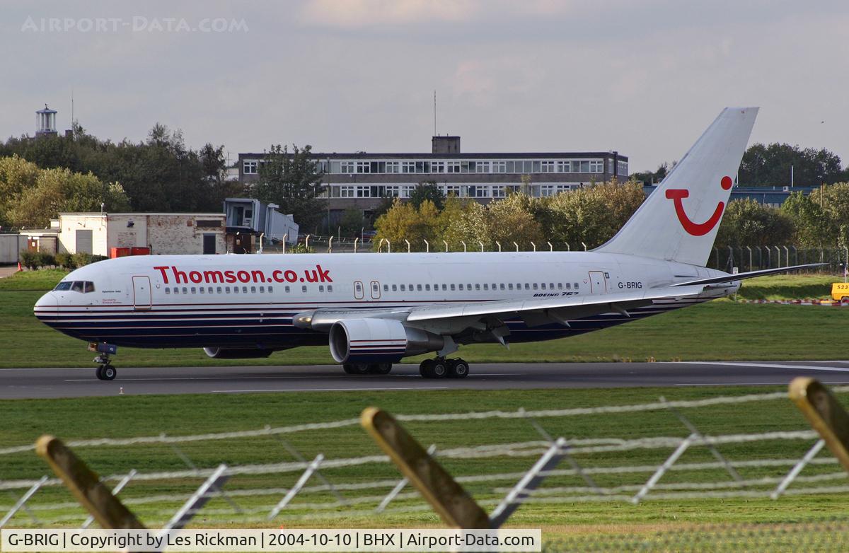 G-BRIG, 1990 Boeing 767-204/ER C/N 24757, Boeing 767 204ER