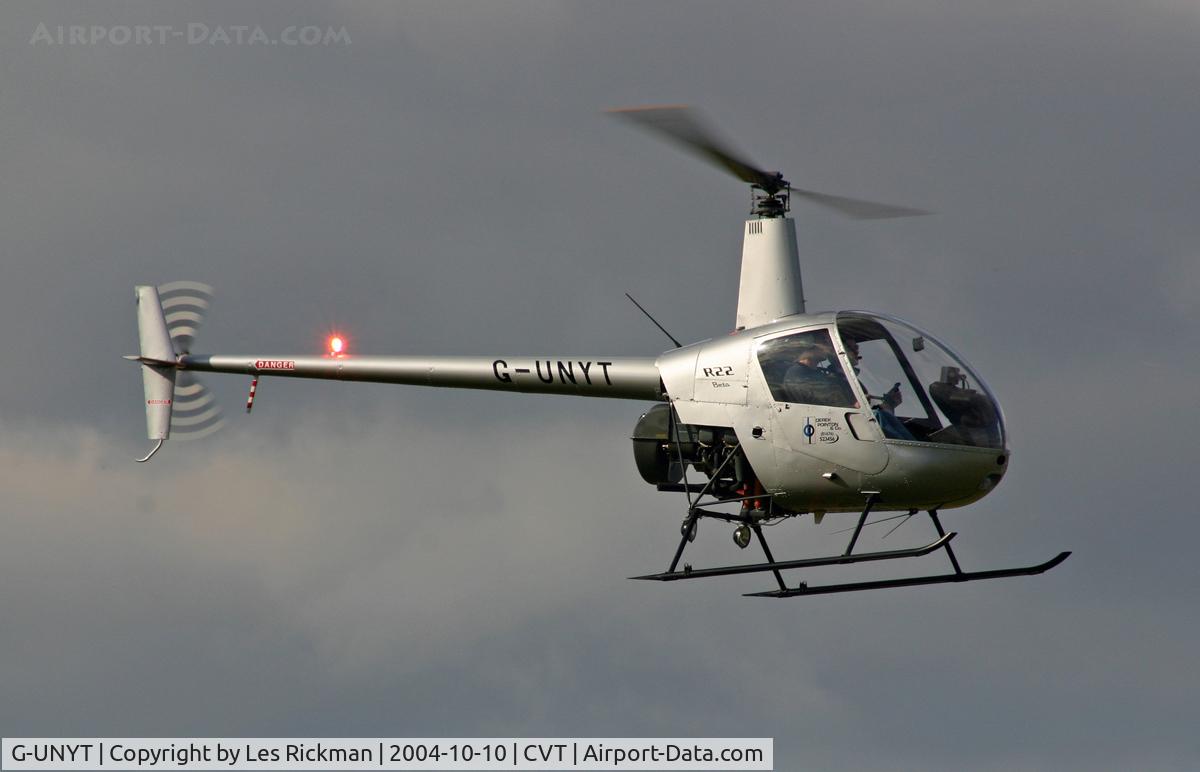 G-UNYT, 1989 Robinson R22 Beta C/N 0985, Robinson R-22B
