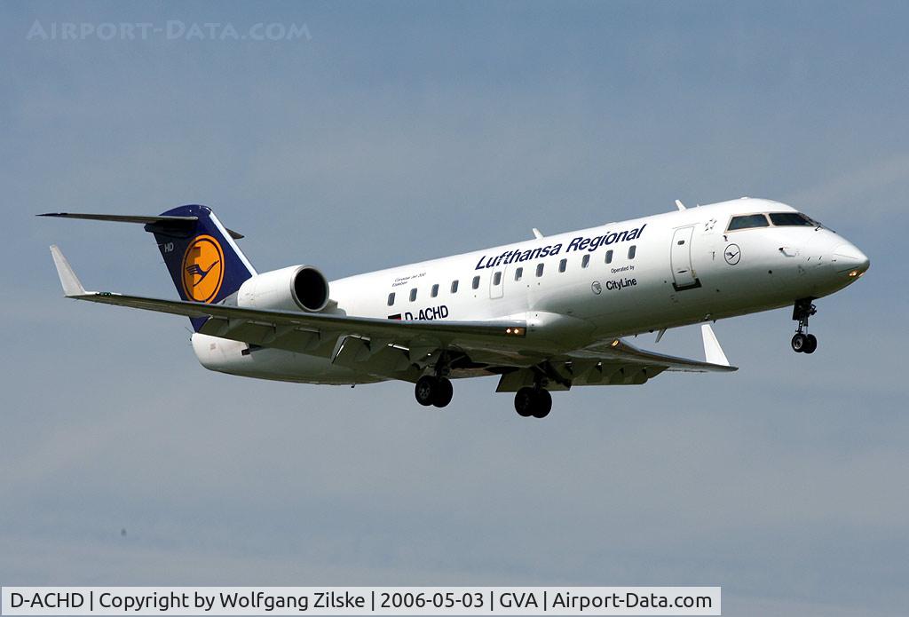 D-ACHD, 2000 Canadair CRJ-200LR (CL-600-2B19) C/N 7403, visitor