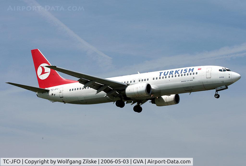 TC-JFO, 1999 Boeing 737-8F2 C/N 29777, visitor
