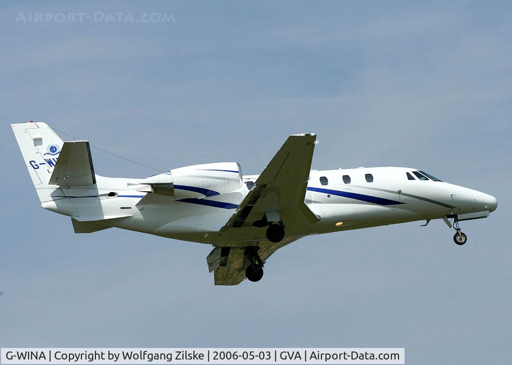 G-WINA, 2003 Cessna 560XL Citation Excel C/N 560-5343, visitor