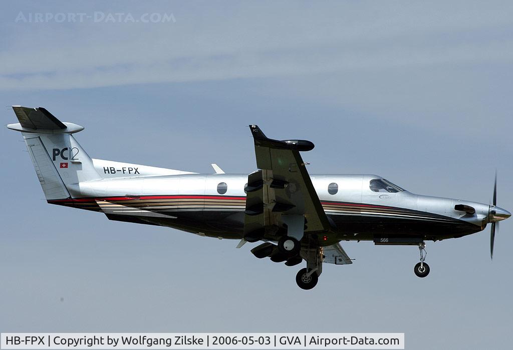 HB-FPX, 2004 Pilatus PC-12/45 C/N 566, visitor