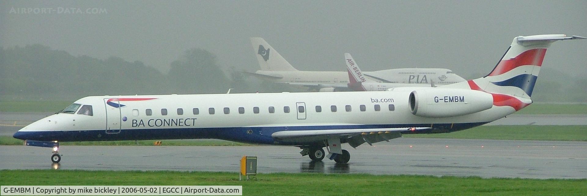 G-EMBM, 1999 Embraer EMB-145EU (ERJ-145EU) C/N 145196, dirty dirty weather