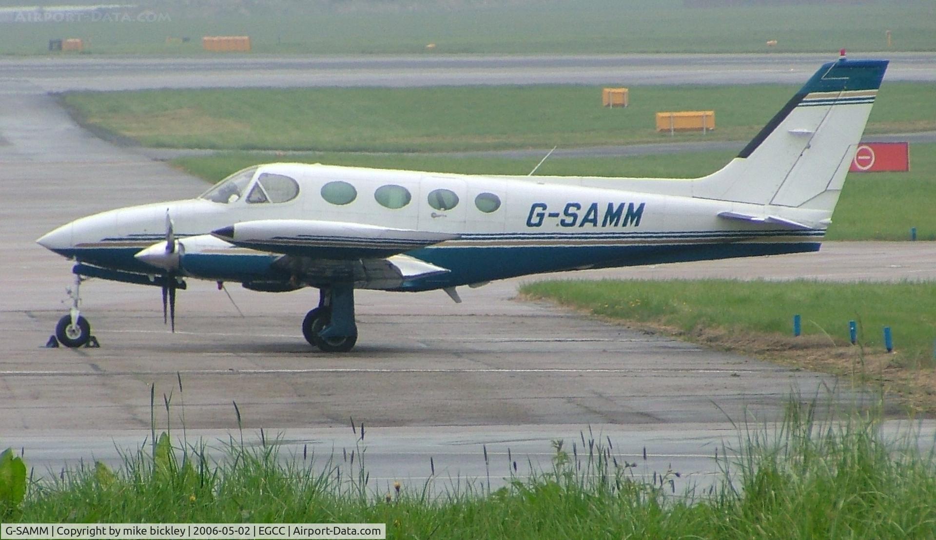 G-SAMM, 1979 Cessna 340A C/N 340A-0742, parked