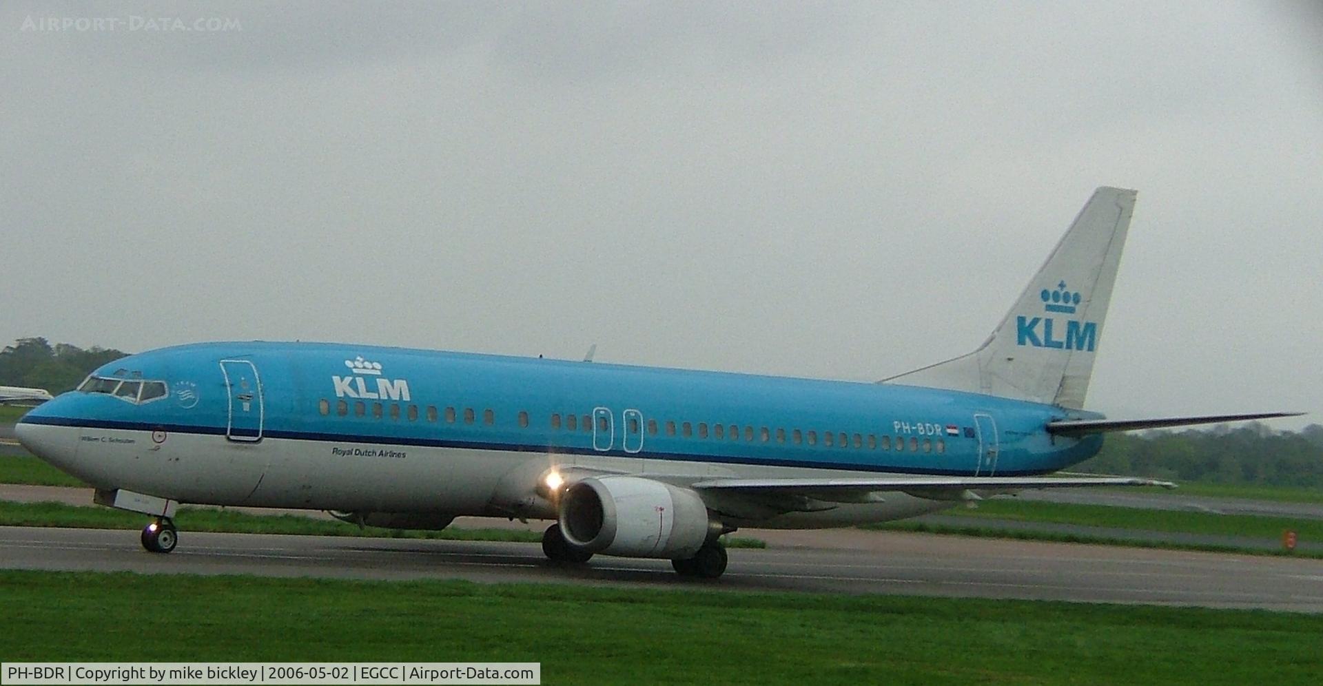 PH-BDR, 1989 Boeing 737-406 C/N 24514, taken in heavy overcast