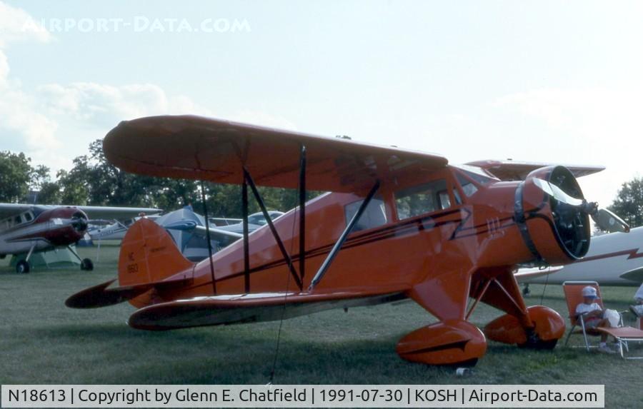 N18613, 1933 Waco UEC C/N 3684, At the EAA Fly In