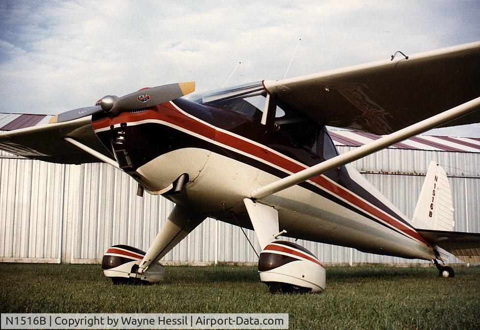N1516B, 1948 Luscombe 8A Silvaire C/N 6143, 1985 photo. Green Bay WI