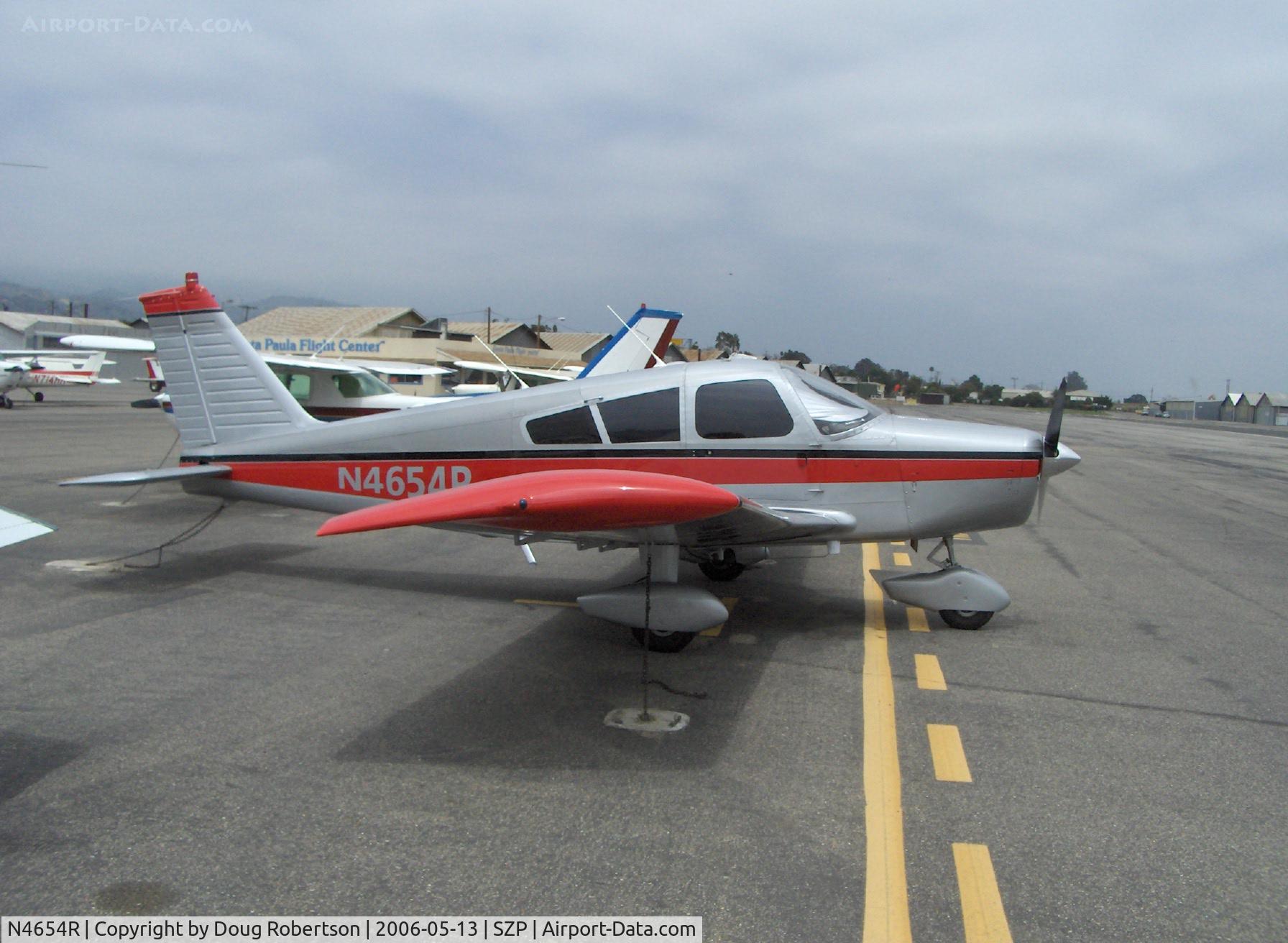 N4654R, 1966 Piper PA-28-140 Cherokee C/N 28-21409, 1966 Piper PA-28-140 CHEROKEE, Lycoming O-320-E2A 150 Hp, window, wingtip mods