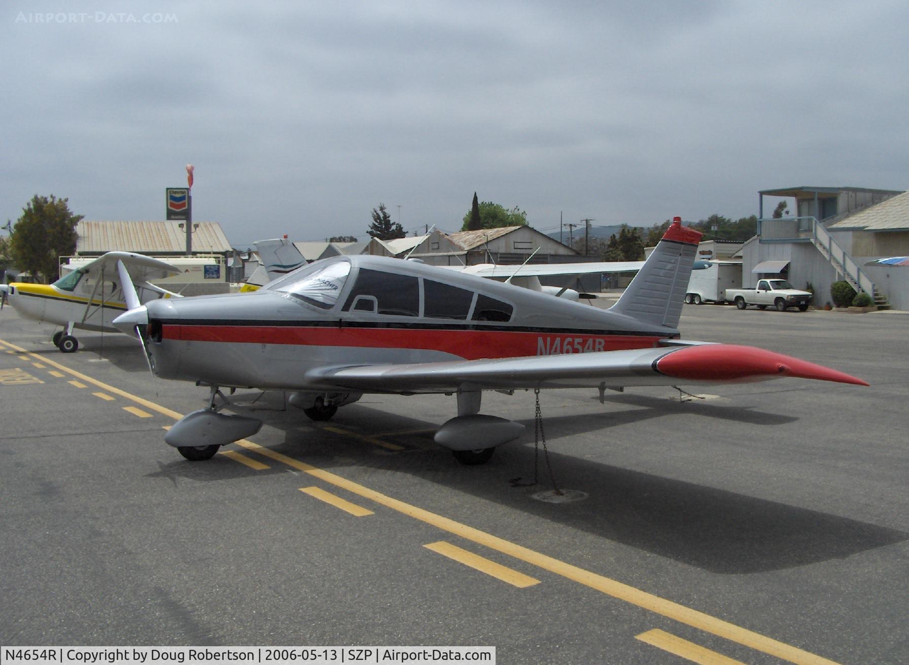 N4654R, 1966 Piper PA-28-140 Cherokee C/N 28-21409, 1966 Piper PA-28-140 CHEROKEE, Lycoming O-320-E2A 150 Hp, window, wingtip mods
