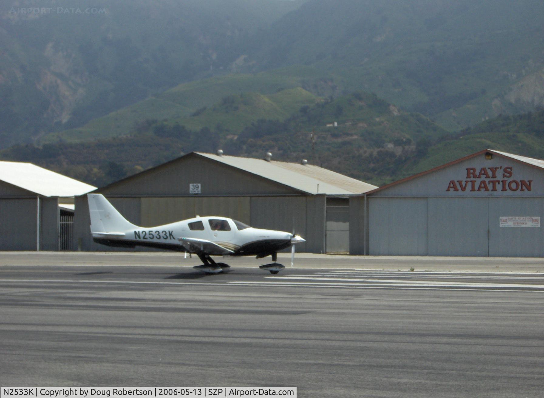 N2533K, 2005 Lancair LC41-550FG C/N 41531, 2006 Lancair LC-41-550FG COLUMBIA 400,  twin turbo twin intercooled Continental TSIO-550-G 310 Hp, FADEC, positioning for takeoff Rwy 22