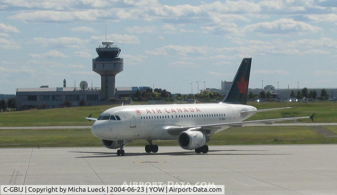 C-GBIJ, 1998 Airbus A319-114 C/N 829, Arriving in Ottawa