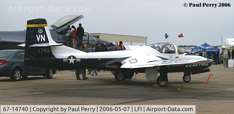 67-14740, 1967 Cessna T-37B Tweety Bird C/N 40995, The Tweet, all quiet on the ramp