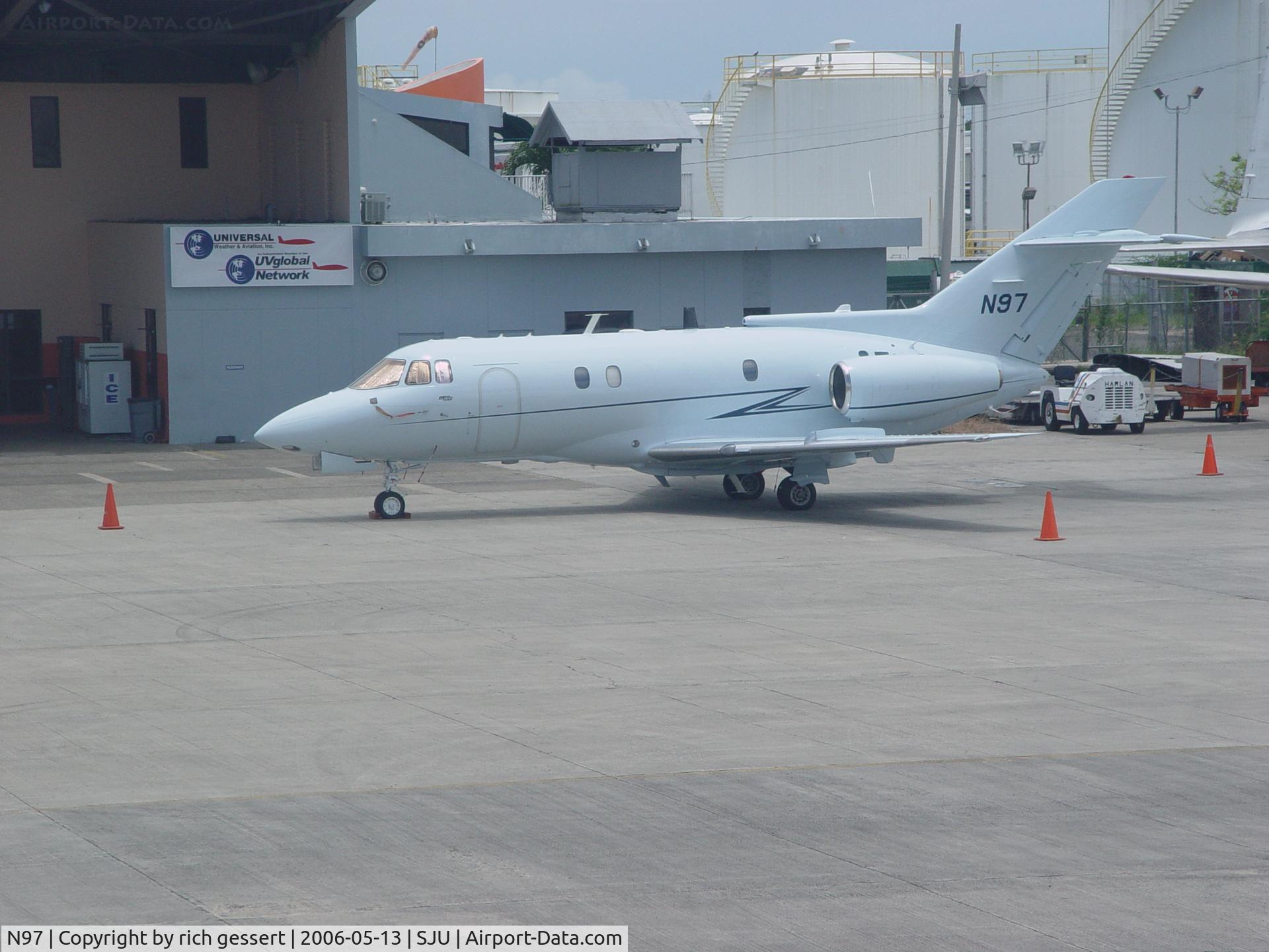 N97, 1989 British Aerospace BAE125 C-29A C/N 258154, San Juan, PR.