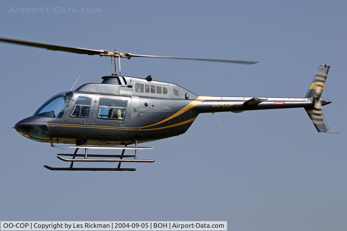 OO-COP, 1971 Agusta AB-206A JetRanger C/N 8284, Bell 206A Jetranger