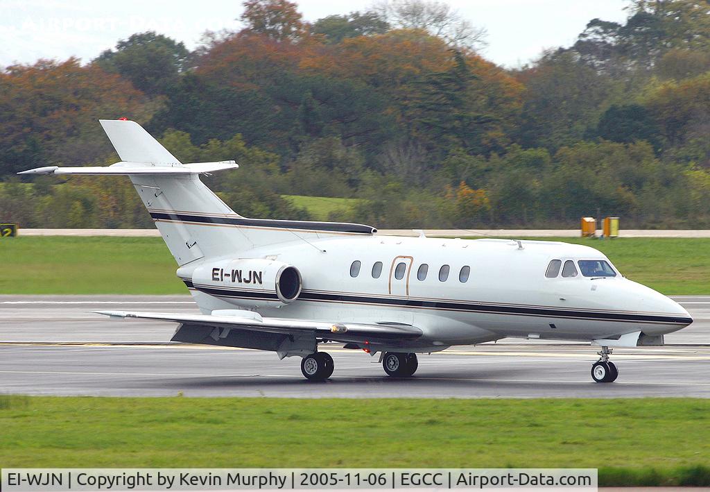 EI-WJN, 1979 British Aerospace HS.125 Series 700B C/N 257062, A rare Irish bird dropping into Manchester.