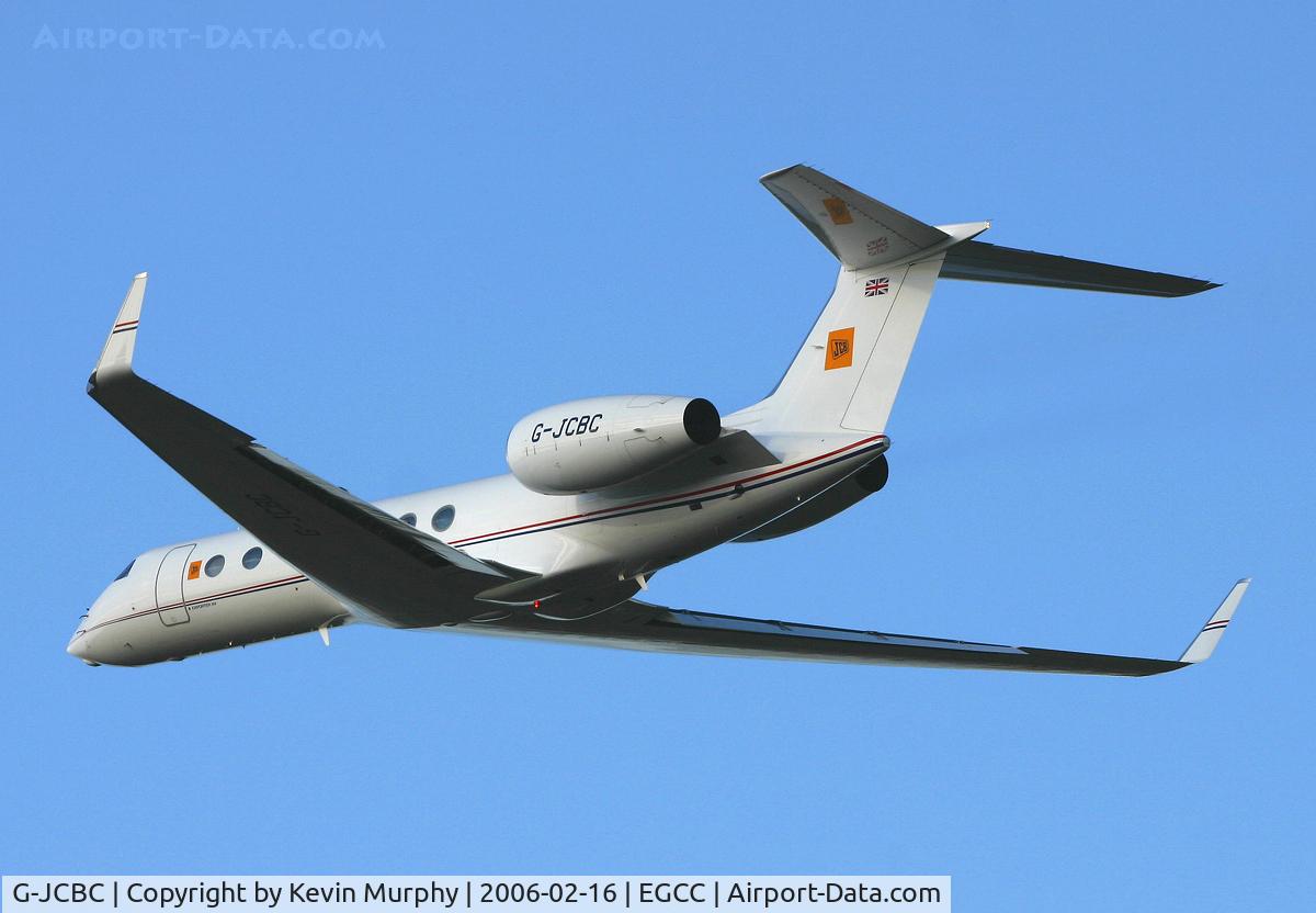 G-JCBC, 2004 Gulfstream Aerospace GV-SP (G550) C/N 5060, Owned by the JCB digger company.