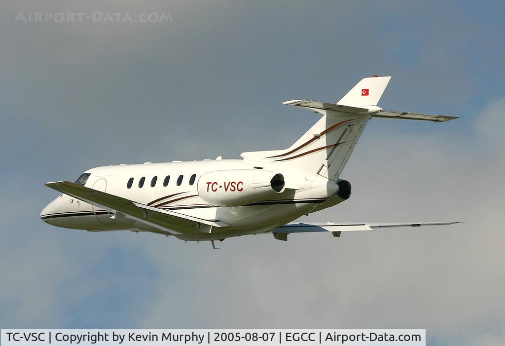 TC-VSC, 1998 Raytheon Hawker 800XP C/N 258398, Cool looking Turkish biz jet.