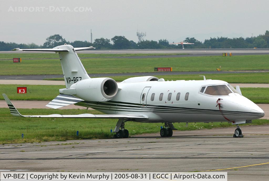 VP-BEZ, 1999 Learjet 60 C/N 60-149, Parked up for the day.