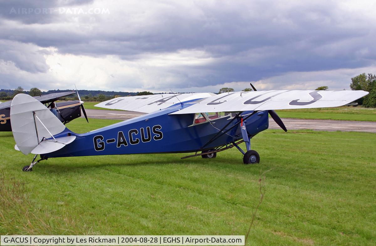 G-ACUS, 1934 De Havilland DH.85 Leopard Moth C/N 7082, D.H 85 Leopard Moth