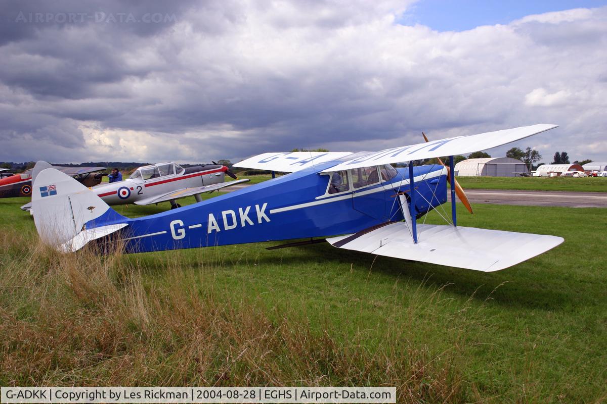 G-ADKK, 1935 De Havilland DH.87B Hornet Moth C/N 8033, D.H 87B Hornet Moth