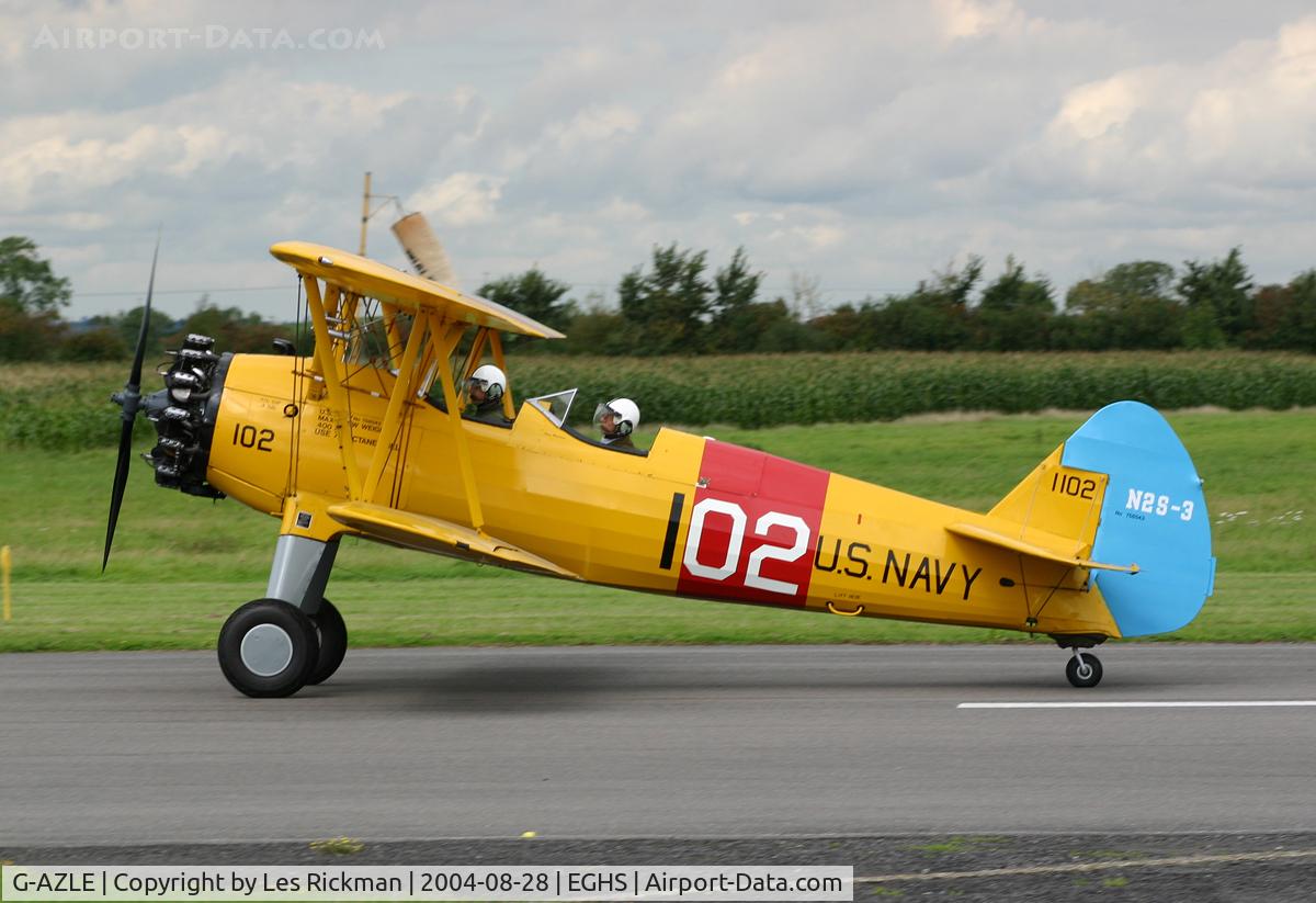 G-AZLE, 1940 Boeing E-75 C/N 75-8543, Boeing/Stearman PT-13 -17 Kaydet