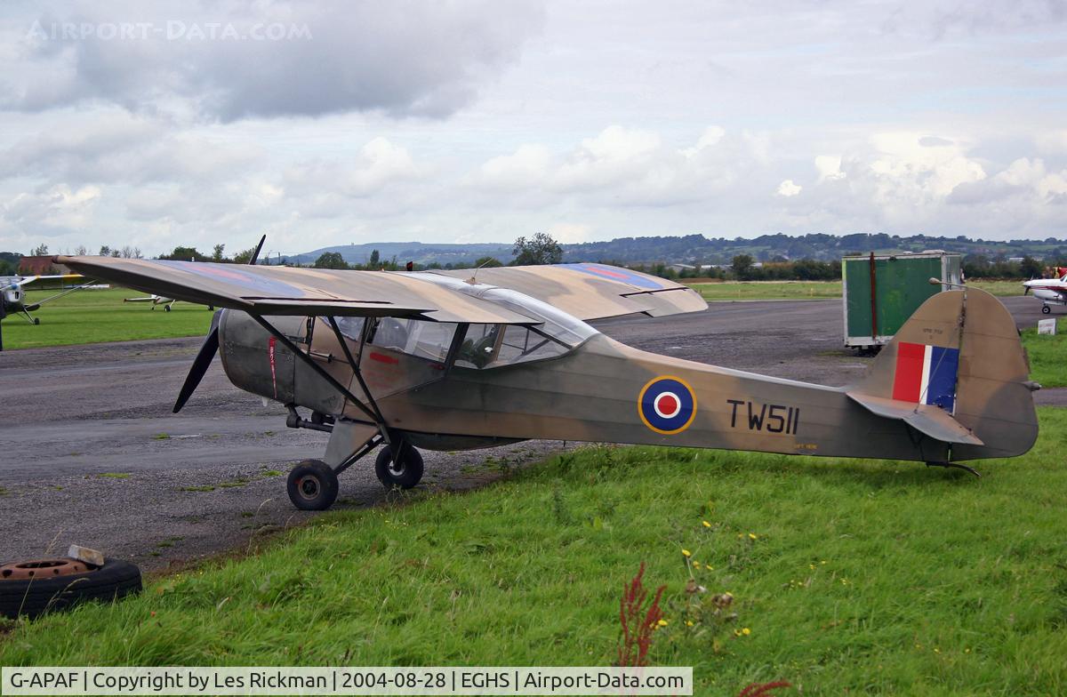 G-APAF, 1957 Auster 5A C/N 3404, Auster 5