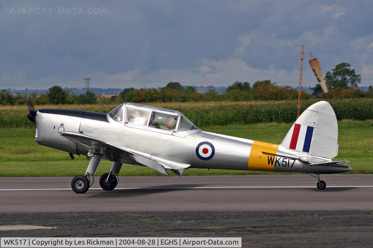 WK517, 1952 De Havilland DHC-1 Chipmunk T.10 C/N C1/0554, D.H.C.1 Chipmunk 22
