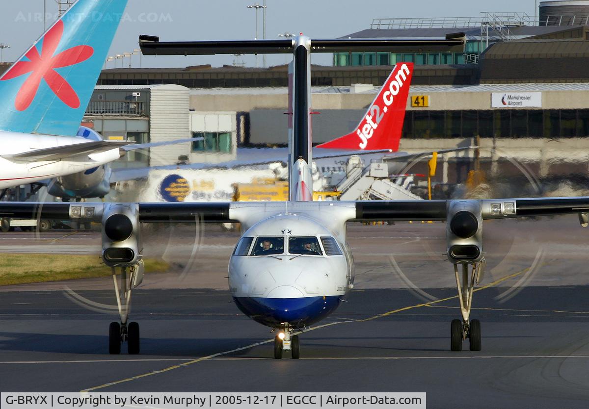 G-BRYX, 1997 De Havilland Canada DHC-8-311 Dash 8 C/N 508, Face to face.
