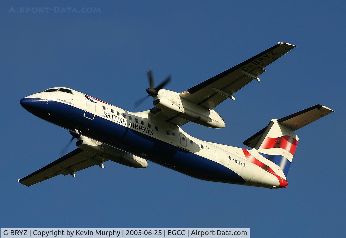 G-BRYZ, 1998 De Havilland Canada DHC-8-311 Dash 8 C/N 464, BA old stager.