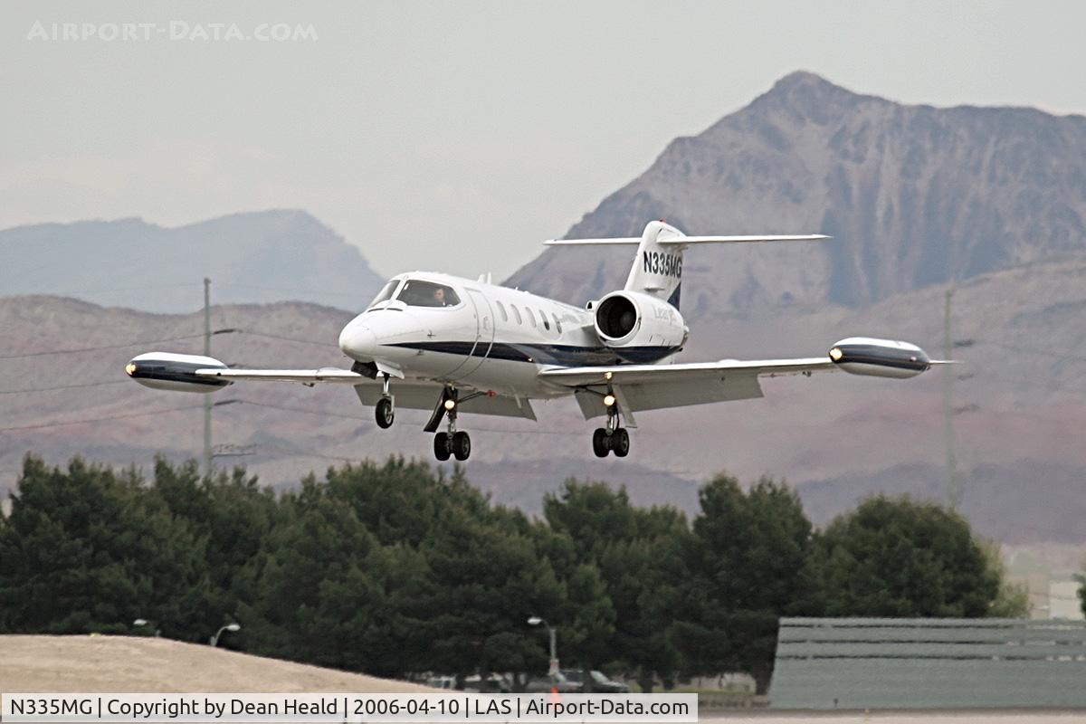 N335MG, 1987 Gates Learjet 35A C/N 626, N335MG on short-final to RWY 25L from John Wayne Airport Orange County (KSNA).