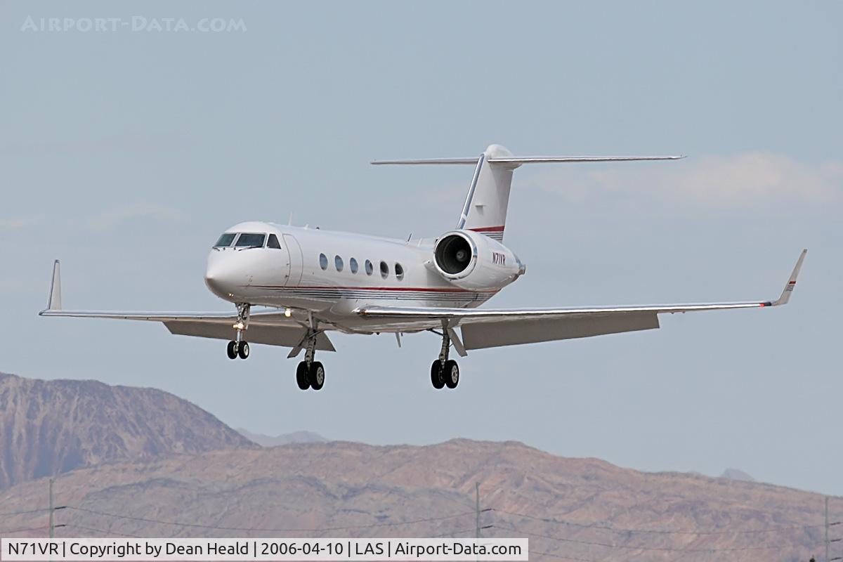 N71VR, 1996 Gulfstream Aerospace Gulfstream IVSP C/N 1290, N71VR arriving RWY 25L from Norman Y Mineta San Jose Int'l Airport (KSJC) - San Jose, California.
