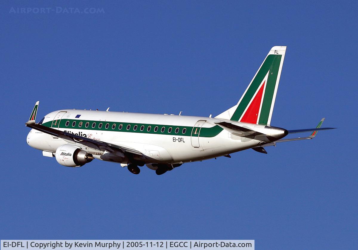 EI-DFL, 2004 Embraer 170LR (ERJ-170-100LR) C/N 17000036, Leaving 24L.