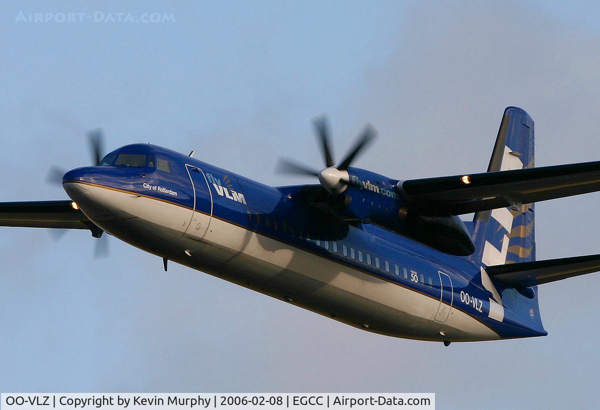 OO-VLZ, 1992 Fokker 50 C/N 20264, Departing 24L.