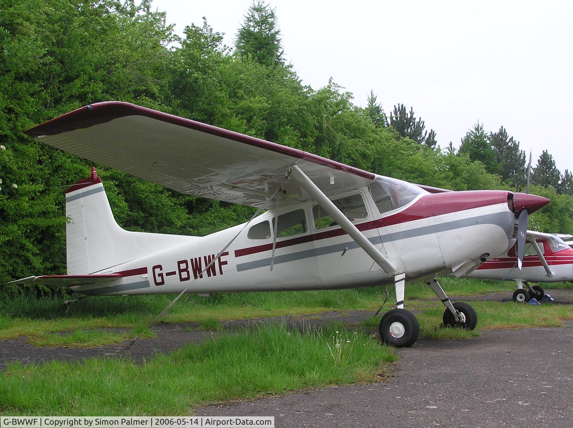 G-BWWF, 1962 Cessna 185A Skywagon C/N 185-0240, Cessna 185 Skywagon at Hinton airfield