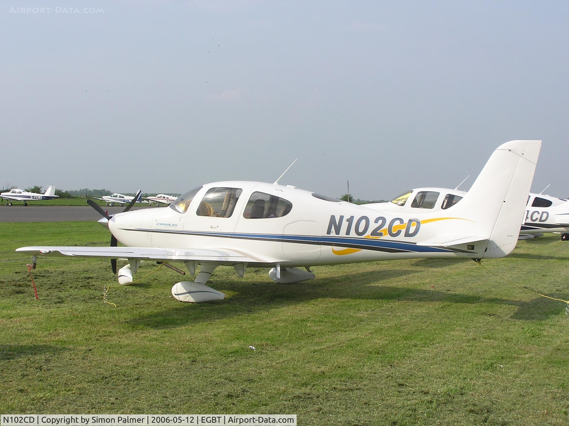N102CD, 2000 Cirrus SR20 C/N 1016, Cirrus visiting Turweston