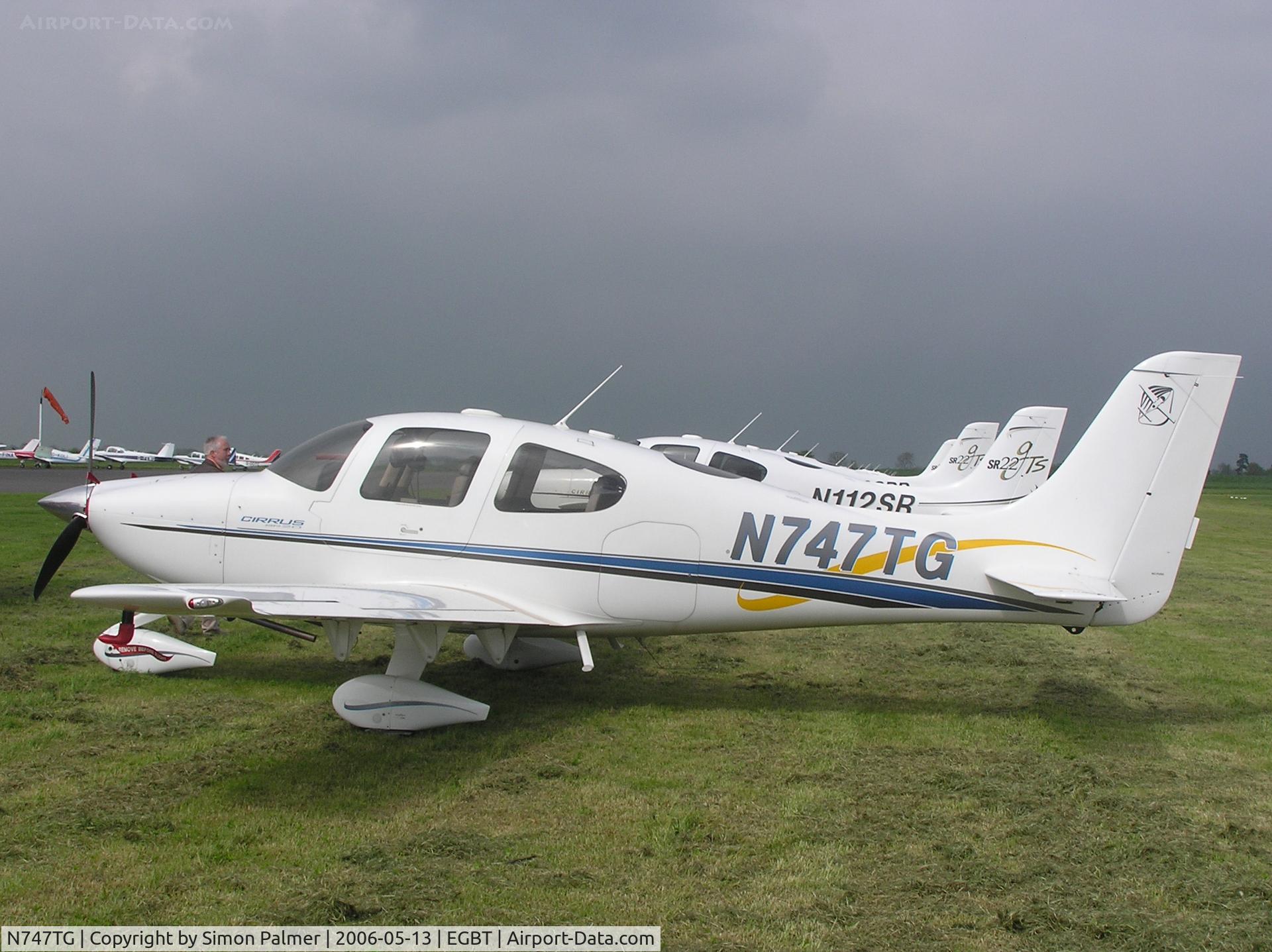 N747TG, 2000 Cirrus SR20 C/N 1106, Cirrus visiting Turweston