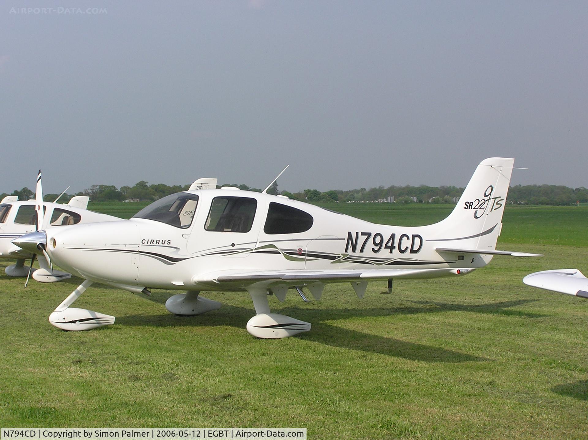 N794CD, 2006 Cirrus SR22 GTS C/N 1842, Cirrus visiting Turweston