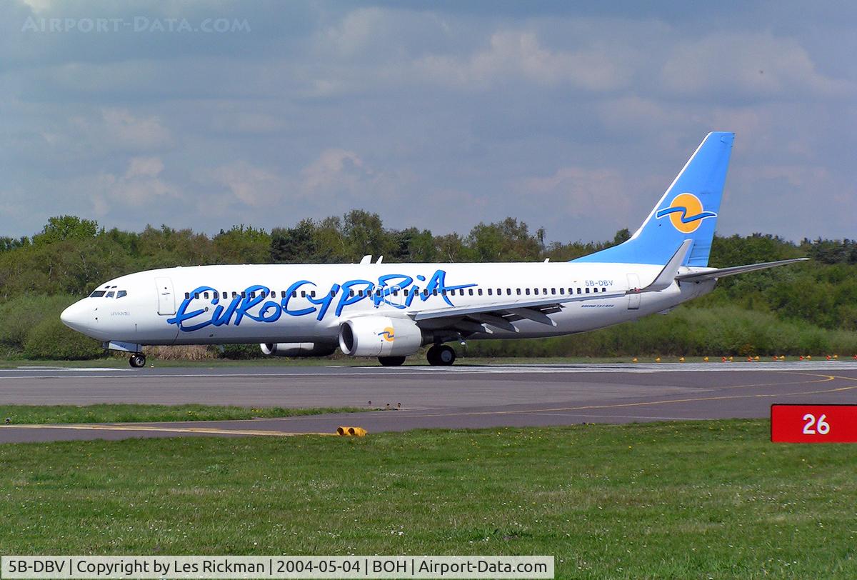5B-DBV, 2003 Boeing 737-8Q8 C/N 30654, Boeing 737 8Q8