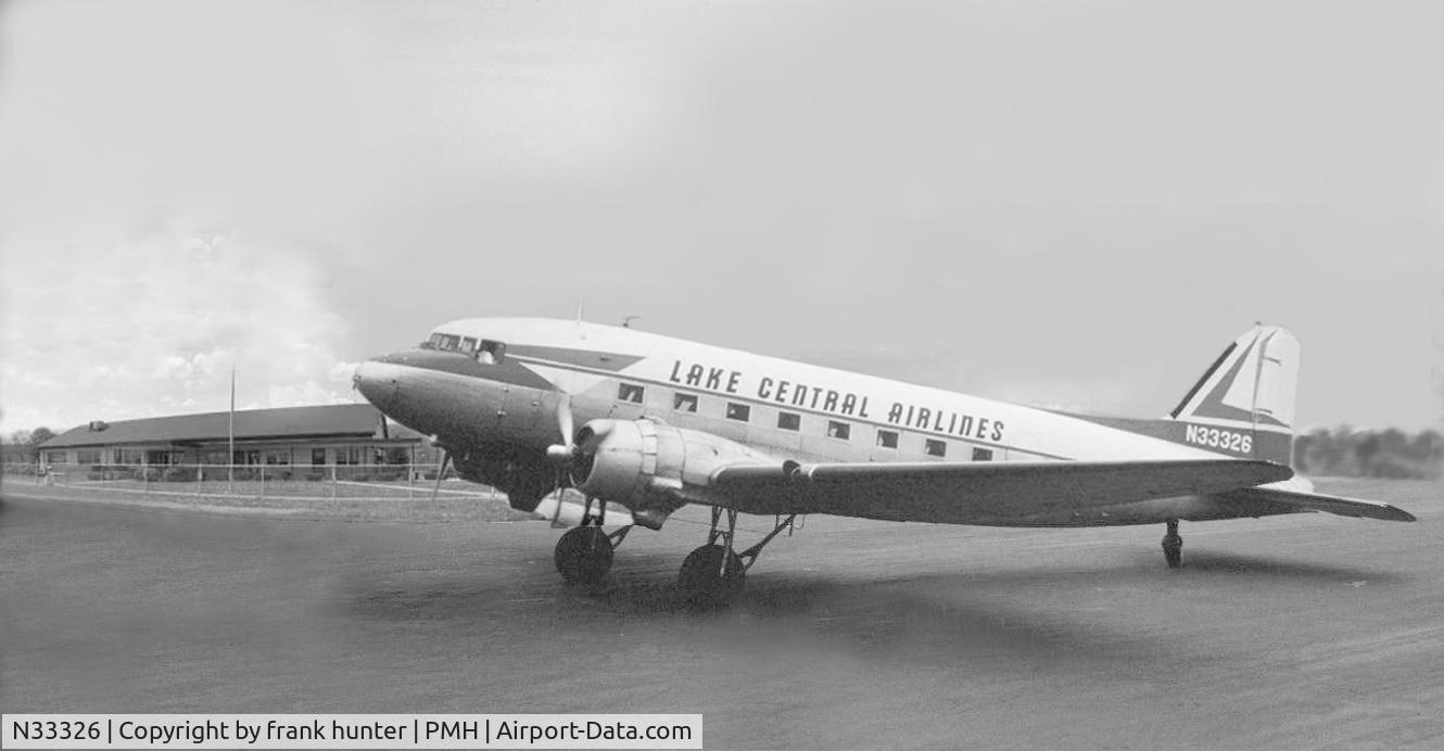 N33326, 1941 Douglas DC3A C/N 4127, 4 flights a day from CVG to DCA