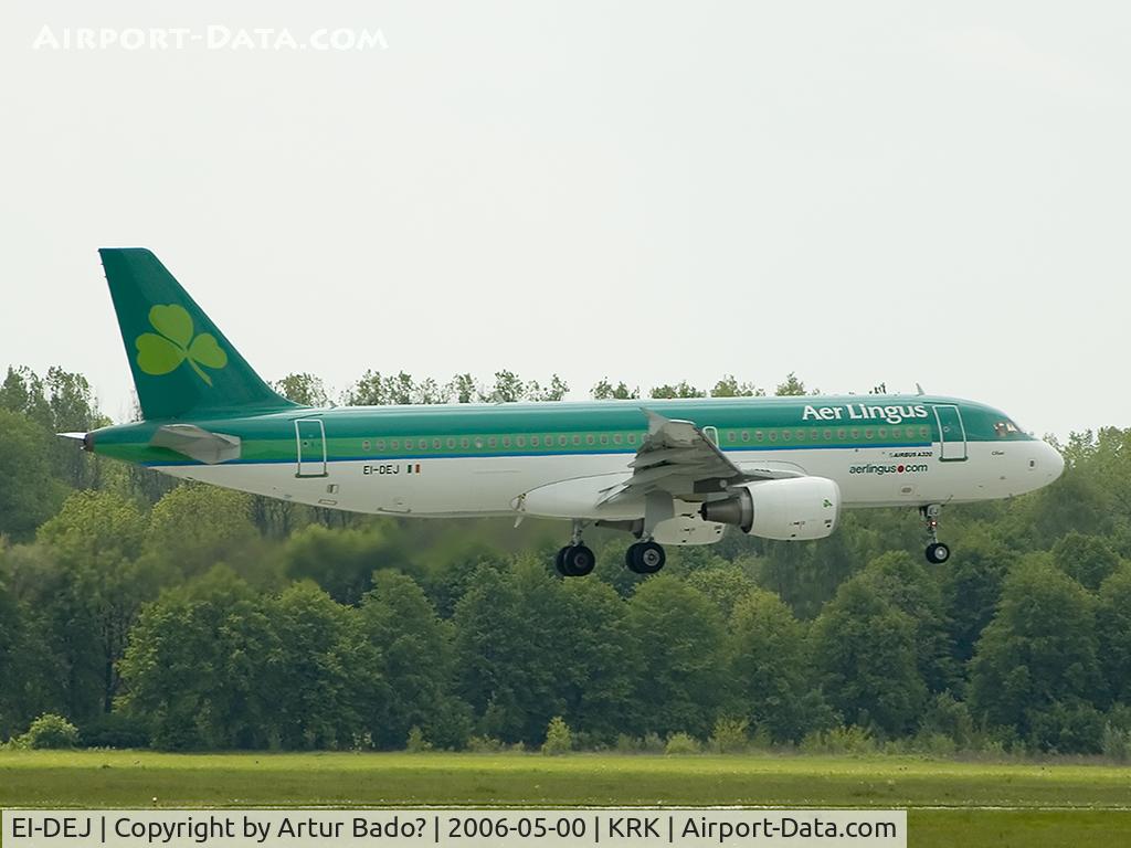 EI-DEJ, 2005 Airbus A320-214 C/N 2364, Aer Lingus - landing on rwy 25 - Airbus A320-214