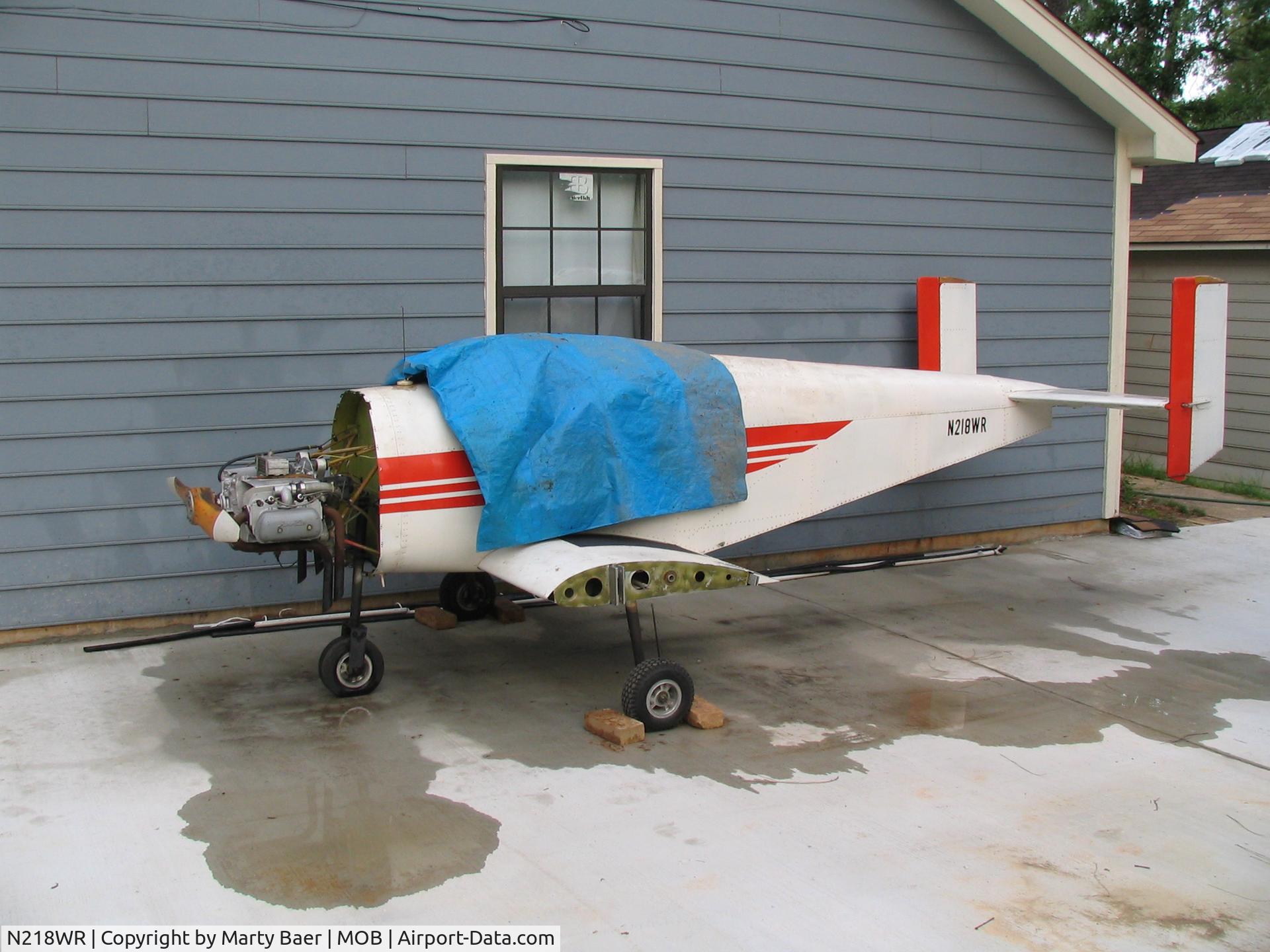 N218WR, 1988 Chris Tena Mini Coupe C/N MC-218, Back from Wisconsin to Alabama
