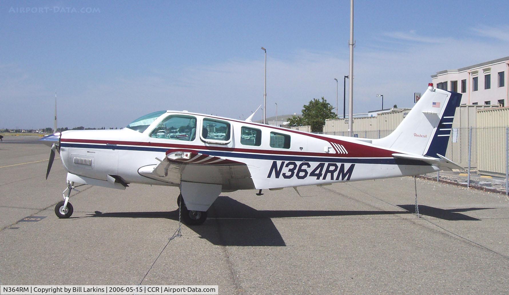 N364RM, Beech A36 Bonanza 36 C/N E-2957, Beech A36